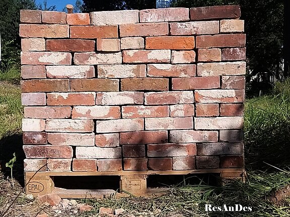 Dunkel Rote Klinker Klinker Mauersteine